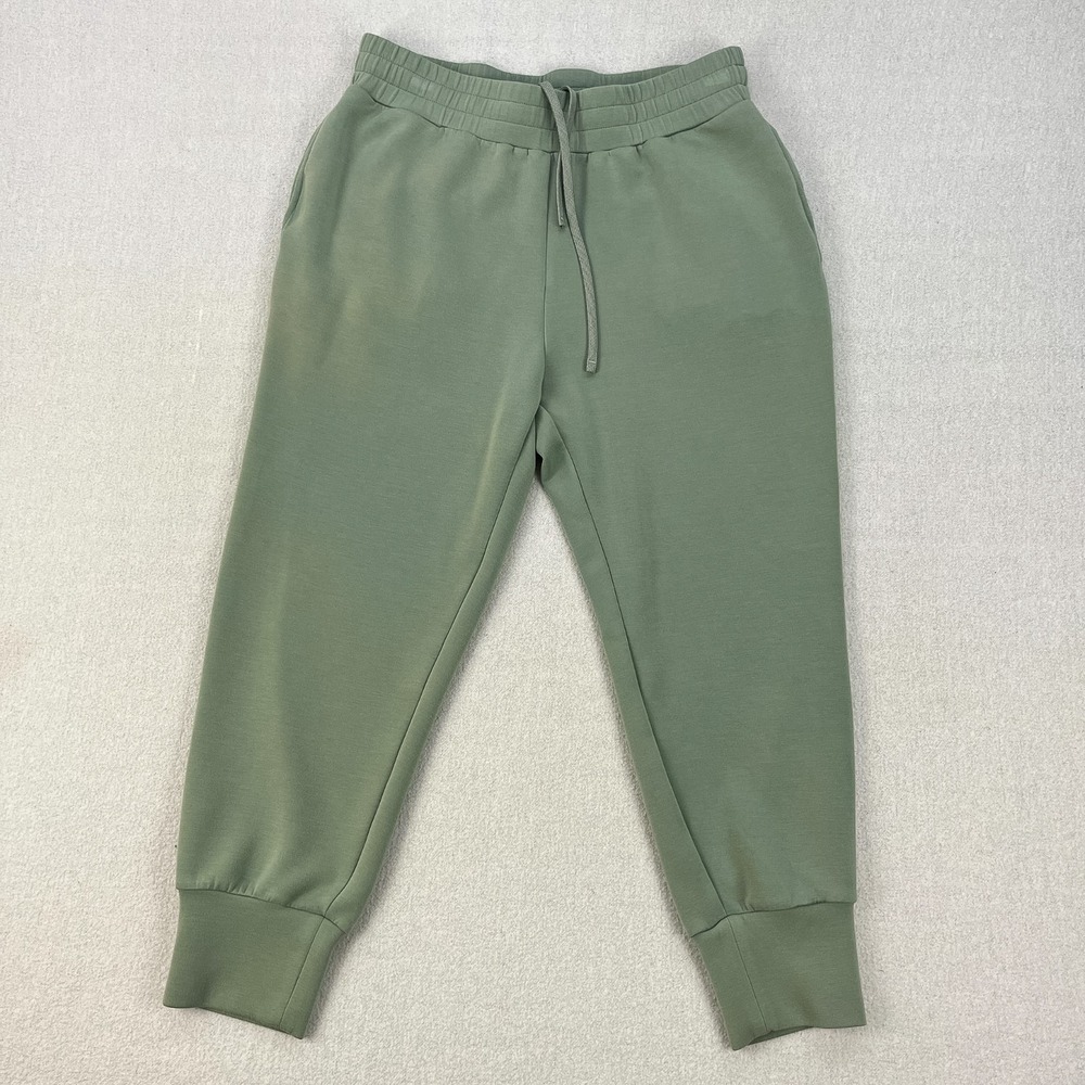 Varley Doublesoft Slim Cuff Pant 25 Womens XL Sage Green Sweatpants Stretch Soft